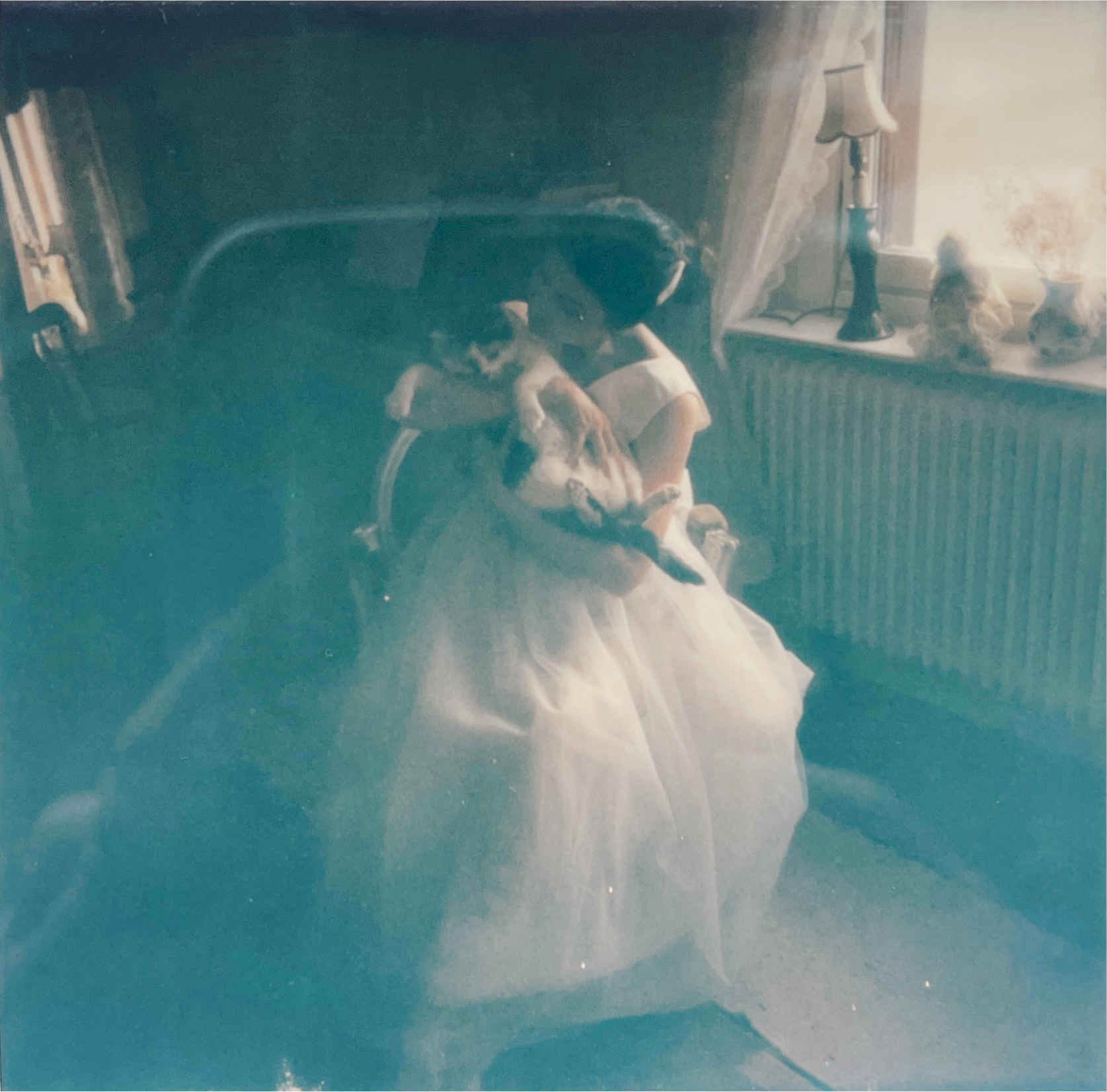 Polaroid self-portrait with Hope